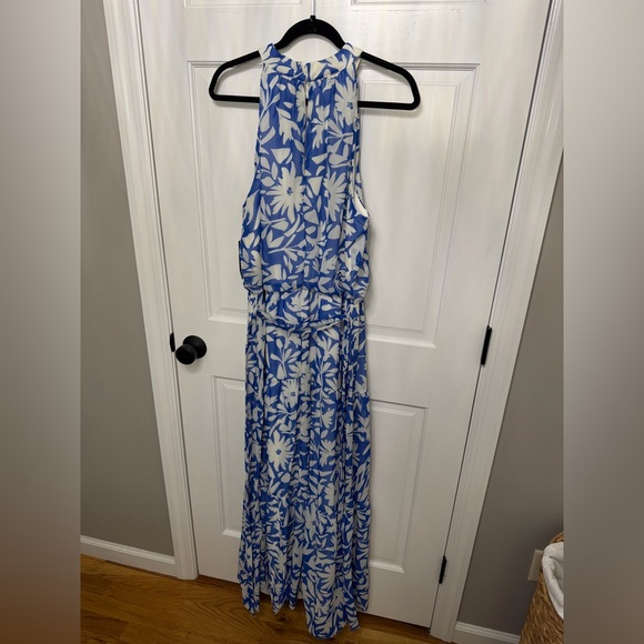 NWT Donna Ricco Floral Sleeveless Tiered Chiffon Maxi Dress - Picture 5 of 10